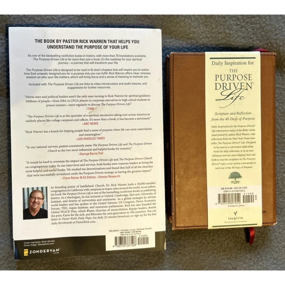 The Purpose Driven Life: What on Earth Am I Here For? & Daily Inspirations 2 Bks